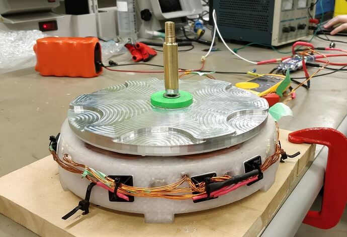 Coreless Axial Flux Motor Prototype · Ohm Ninja