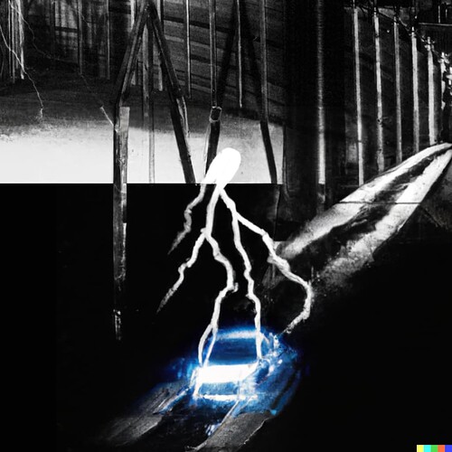 DALL·E 2023-01-21 10.14.19 - time travel electric car wireless internet electricity lightning