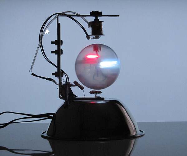 A Levitating Sphere Rotates Glows and Blinks With Arduino : 9 ...